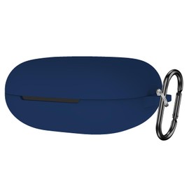 WUWOCJ Case Compatible with Beats Powerbeats Pro 2 Wireless Bluetooth Earbuds,Soft Silicone Cover Accessories with Carabiner (Navy)