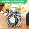 Genérico RU-con Ta/ble Clock Alarm Super Loud for Heavy Sleepers
