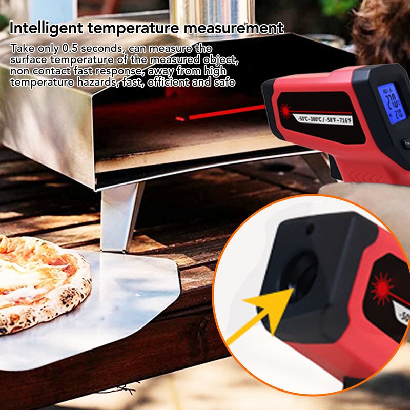 Digital Temperature Thermometer High Accuracy Versatile Food Oil Thermometer for