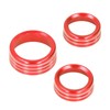 Air Conditioner Switch CD Button Knob Cover Trim Aluminium Alloy