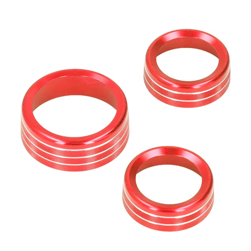 Air Conditioner Switch CD Button Knob Cover Trim Aluminium Alloy