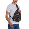 Vasietrng Mushroom Gifts Mushroom Backpack Crossbody Bag Sling Bag for