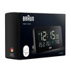 Braun Digital Alarm Clock with Date, Month and Temperature Displayed,
