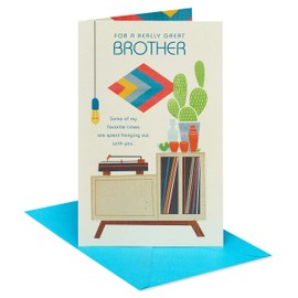 American Greetings Birthday Card for Brother (Lucky You're My Brother)