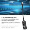 RJ45 Ethernet Adapter Cable Extension 1 to 3 Port Excellent