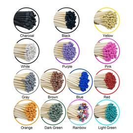 3” Inch Long Wooden Refill Matchsticks with Strike Stickers - Safety Matches Wholesale Bulk Loose by Chandler Studio (Choose Colors, 200 Pieces)