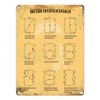 Metal Sign with Dressage Riding Hoof Strike Motif