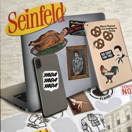Paladone SEINFELD Gadget Stickers Decals Reusable Removable Waterproof 4 Sheets New