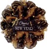 Cheers To A New Year Handmade Deco Mesh New Years