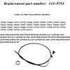 fascinatte 112-9753 Choke Cable for Toro SS5000,74365,74366,74374,74376,74386,74387 Timecutter Lawn Mower