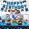 Video Game Birthday Party Decorations Blue Video Game Theme Happy