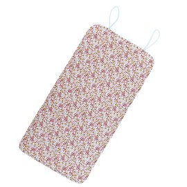 Blausberg Baby Changing Mat for Travelling - Coated, Wipeable - Materials Oek-Tex Standard Certified - Made in Germany - Flower Meadow Pink Beige, Floral Pink Blush Beige