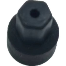 Delixike 18PK W10919249 Grate HP Rubber Feet for Whirlpool Range Grate Bumper WFG505M0BS Repla, Black