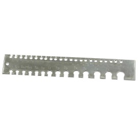 Platinum 1 Precision-Made Stainless Steel Wire Gauge to Measure Wire 0 to 36 Gauge
