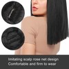 Women Long Straight Hair Full Wig Black Synthetic Wig With