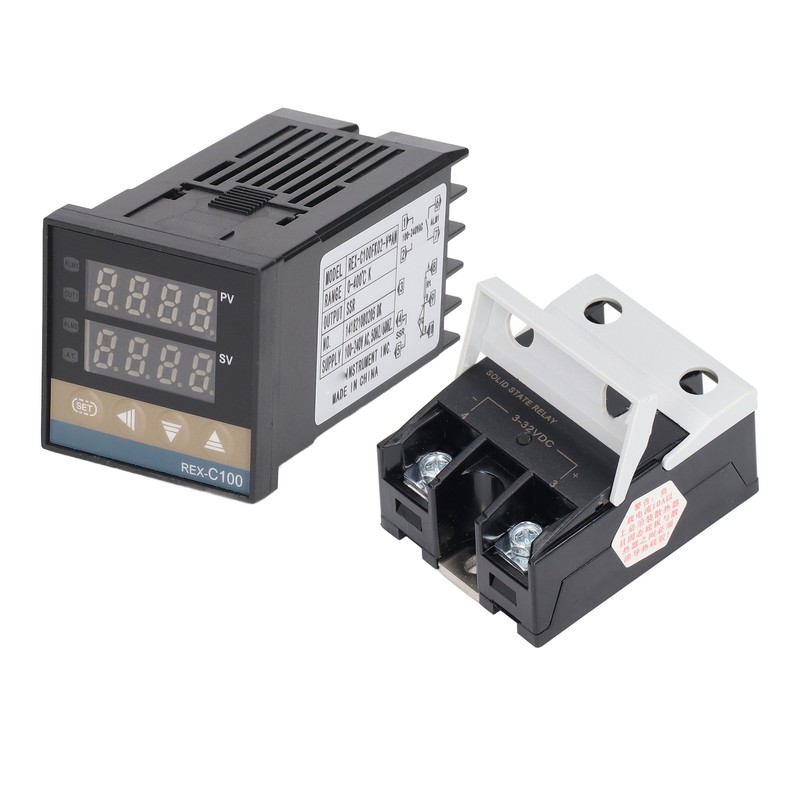 PID Thermostat Temperature Controller Set 0‑400℃ Thermostat Temperature Controller with