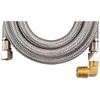 CERTIFIED APPLIANCE DW72SSBL, Braided Stainless Steel Dishwasher Connector with Elbow