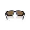 ARNETTE Man Sunglasses Black/Royal Blue Rubber Frame, Dark Grey Mirror