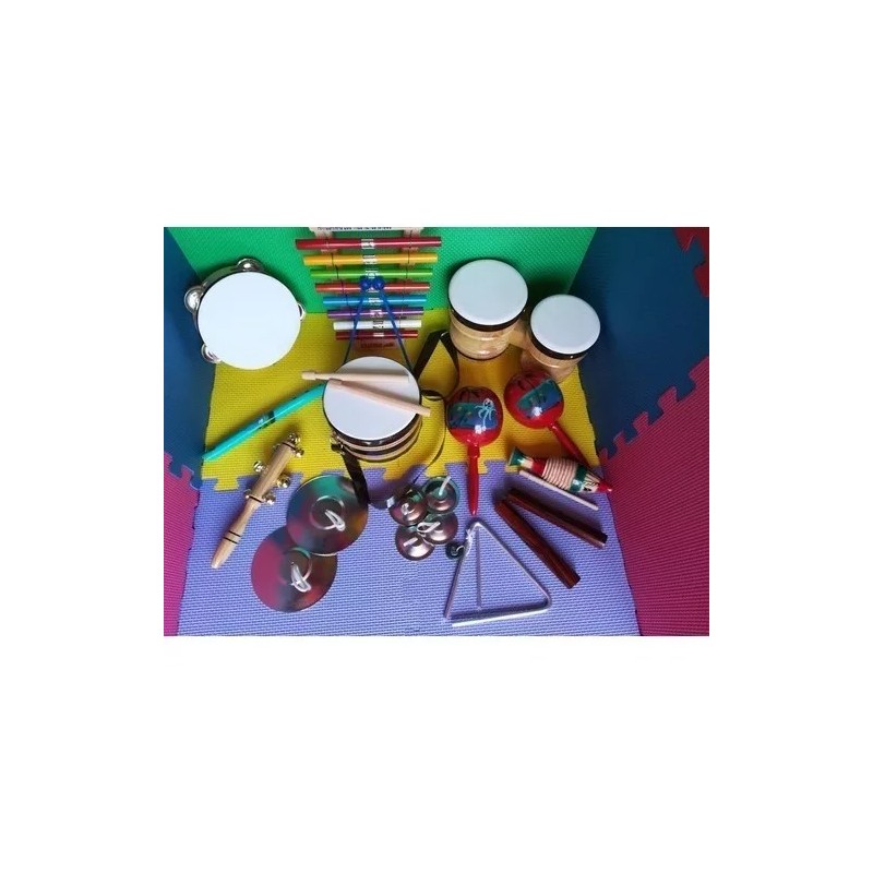 Didakta aprende jugando Kit Con 12 Instrumentos Musicales Didácticos, De
