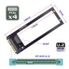 CY Card U.2 SFF-8639 Host to PCI-E Ruler 1U GEN-Z