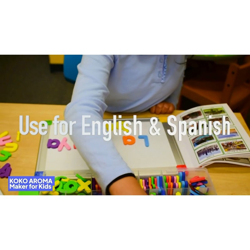 Maker for Kids MAKEKFORKIDS 291PCS MAGNETIC LETTERS NUMBERS AND SHAPES