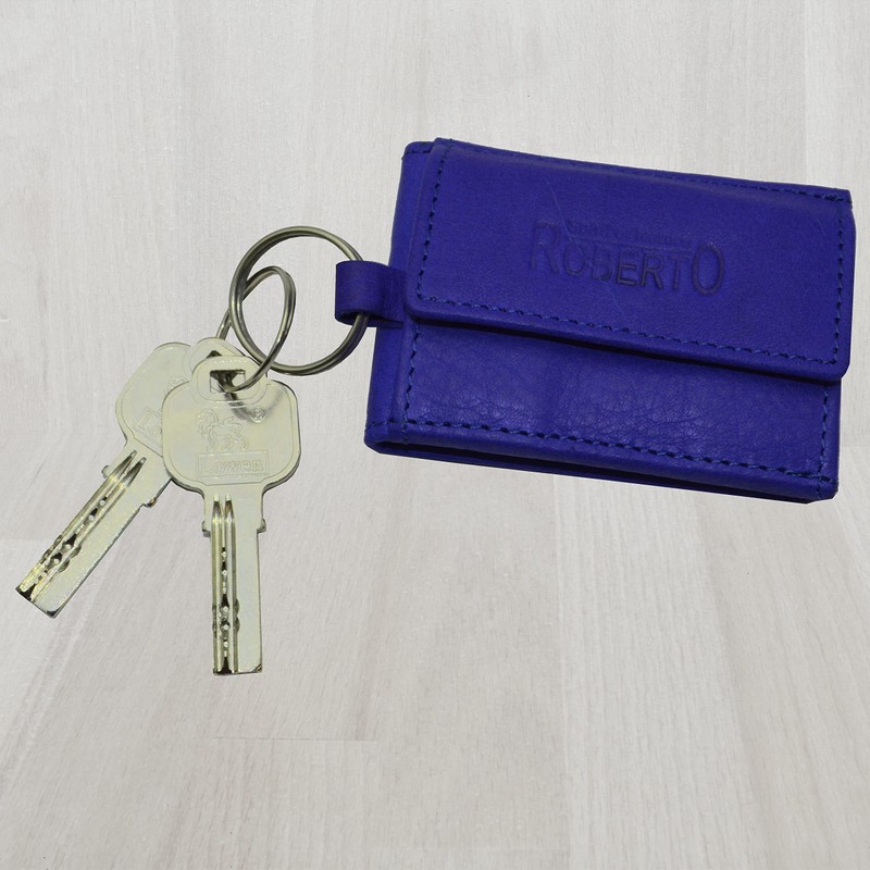 flevado Small Mini Party Purse with Key Ring Genuine Leather