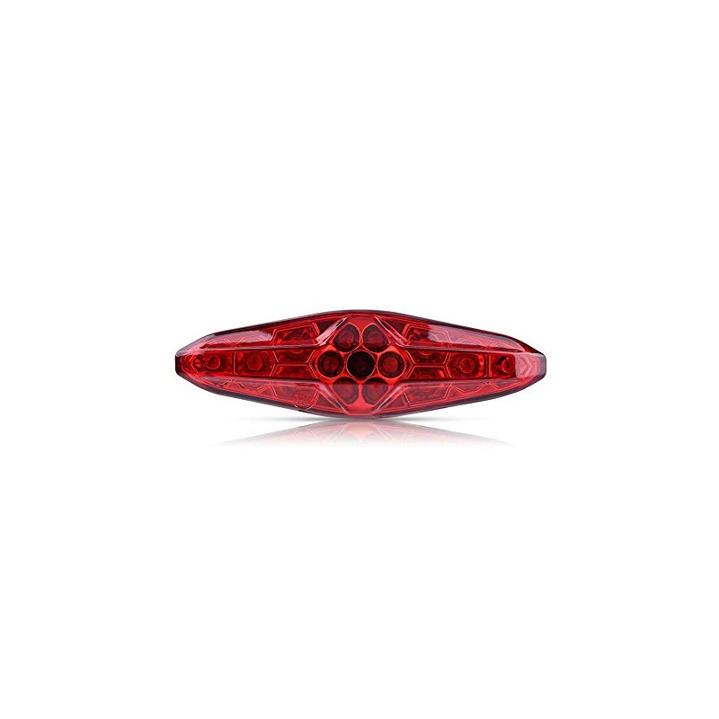 12V Universal Tail Light, Red 15 LED Motorcycle Brake Stop