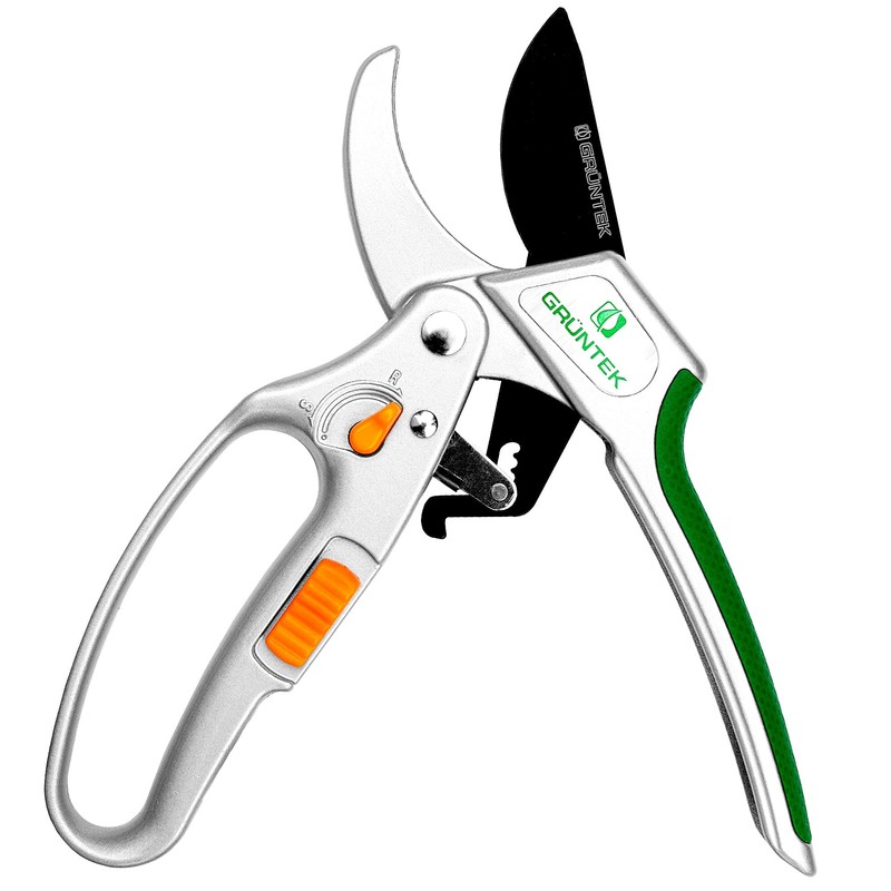 GRÜNTEK Secateurs Kakadu up to 24 mm with Switch On-Off