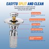 2024 New Pop Up Bathroom Sink Drain Strainer Hair Catcher,