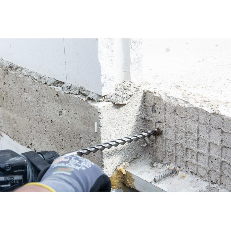 Heller 26767 SDS-Plus Trijet Hammer Drill Bit, Silver, 12 x