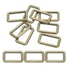 PATIKIL Flat Metal Rectangle Rings 1-1/2" / 38mm, 8 Pcs