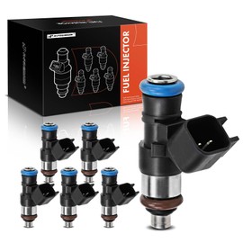 A-Premium 6Pcs Fuel Injectors Compatible with Ford Fusion, Taurus, Taurus X, Flex, Edge & Mazda 6, CX-9 & Lincoln MKZ, MKX, MKS, MKT & Mercury Sable, 2007-2015, 3.5L 3.7L, Gas, Replace# 0280158091