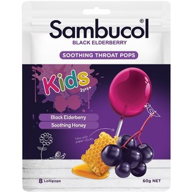 Sambucol Kids Soothing Throat Pops X 8