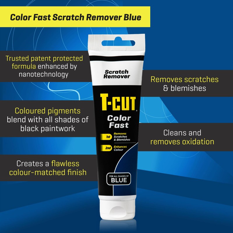T-Cut Blue Scratch Remover, Color Fast Paintwork Restorer Car Polish,