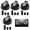 Oupdate 4 Pcs Cooker Knobs Replacement Oven Knobs Universal for
