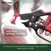 FLORA GUARD Ratchet Pruning Shears, Professional Garden Clippers, Increases Cutting