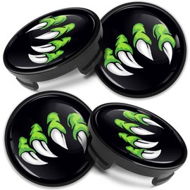 Compatible with Ford Wheel Center Caps Alloy Hub Centre Rim Cover Badge 54mm Toxic Nails CFZ 17