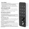 Electronic Cabinet Lock Touching Screen File Cabinet Password Lock Wardrobe