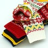 Fraobbg 5 Pairs Vintage Winter Women Socks Warm Thick Knitted