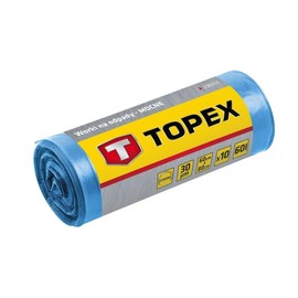 Trash Bags Very Tear-Resistant 120 L Rubbish Bags Bin Bags Rubbish Bags Heavy Duty Bags Blue 0.40