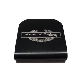 Morale Tags CIB Combat Infantry Badge Hat Clip for Tactical Patch Caps (Black)