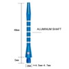 HRLORK 3 Packs Darts Shafts Darts Stems 45MM Aluminium Shafts