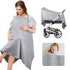 Philorn Breastfeeding Cover for Baby, Breastfeeding Cotton Nursing Scarf, Soft