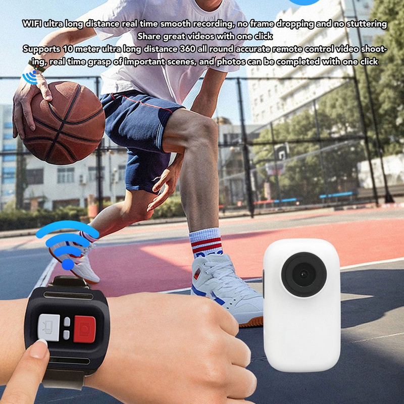 4K Cat Collar Camera IPS Touch Screen HD WiFi Pet