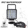 Willpower LED Work Light Bar with Magnetic Base 4 Inch