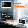 2025 Digital Clock with Weather Forecast & Temperature/Humidity Large Display,Auto