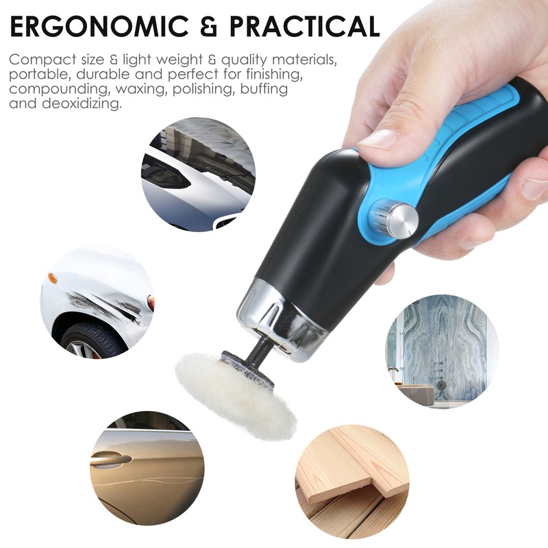 60W Mini Polishing Machine with USB Charging Cable 8500RPM Variable