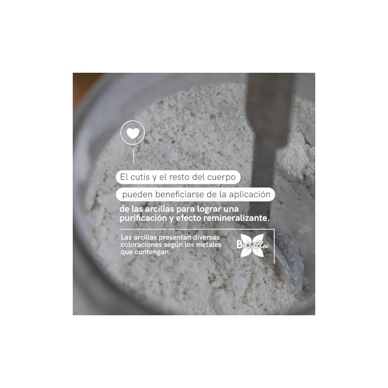 Arcilla Bentonita 1 Kg Natural Mascarilla Facial Spa