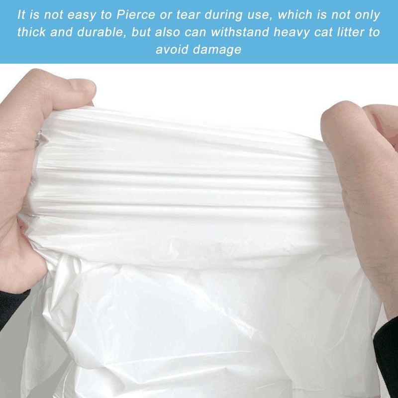 Sporgo Pack of 90 Bin Liners with Carry Handle: Self-Cleaning
