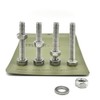 M6x40 Hex Bolt Set (4 Pack) Nut & Washer –